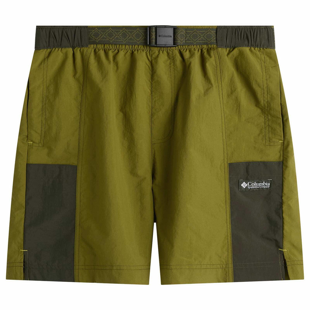 Columbia Men's Sequoia Grove™ Woven Shorts in Mossy Green Greenscape