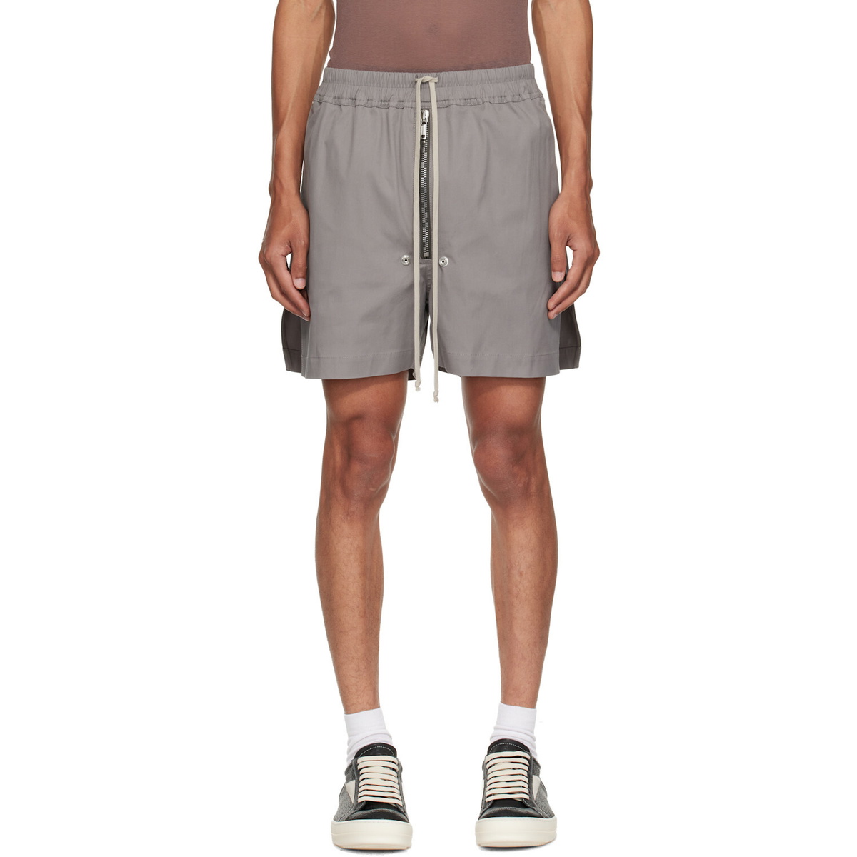 Rick Owens Gray Tower Bela Boxers Shorts
