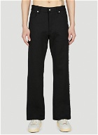 Gallery Dept. - Logan Poly Flare Jeans in Black