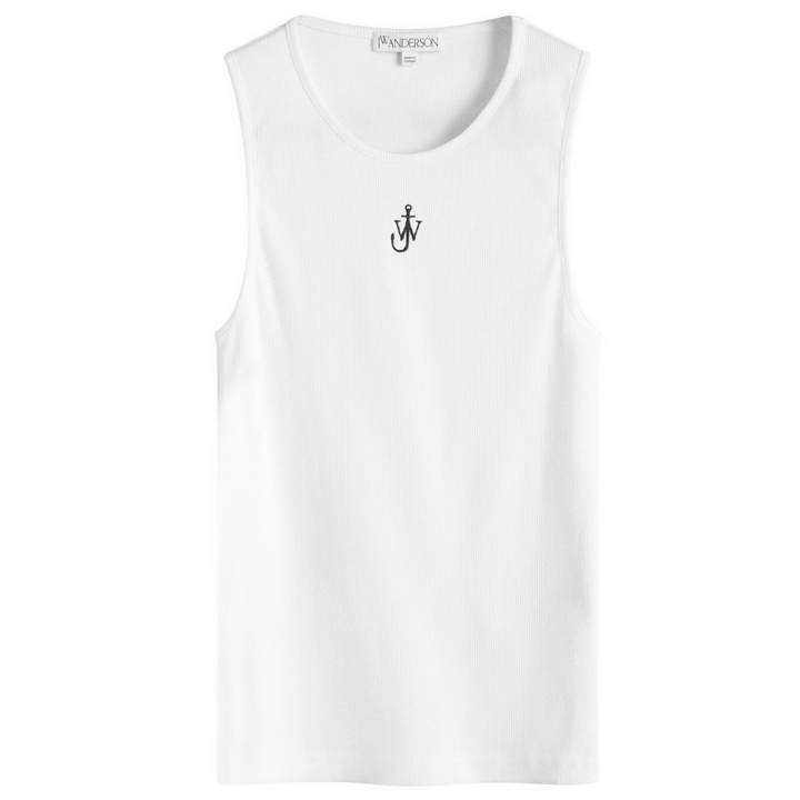 Photo: JW Anderson Women's Anchor Embroidery Vest in White