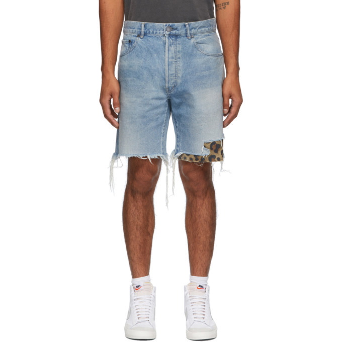 Photo: John Elliott Blue Denim Bozeman Shorts