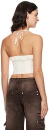 GUIZIO Off-White Eris Corset