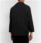 Sasquatchfabrix. - Topstitched Wool Shirt - Black