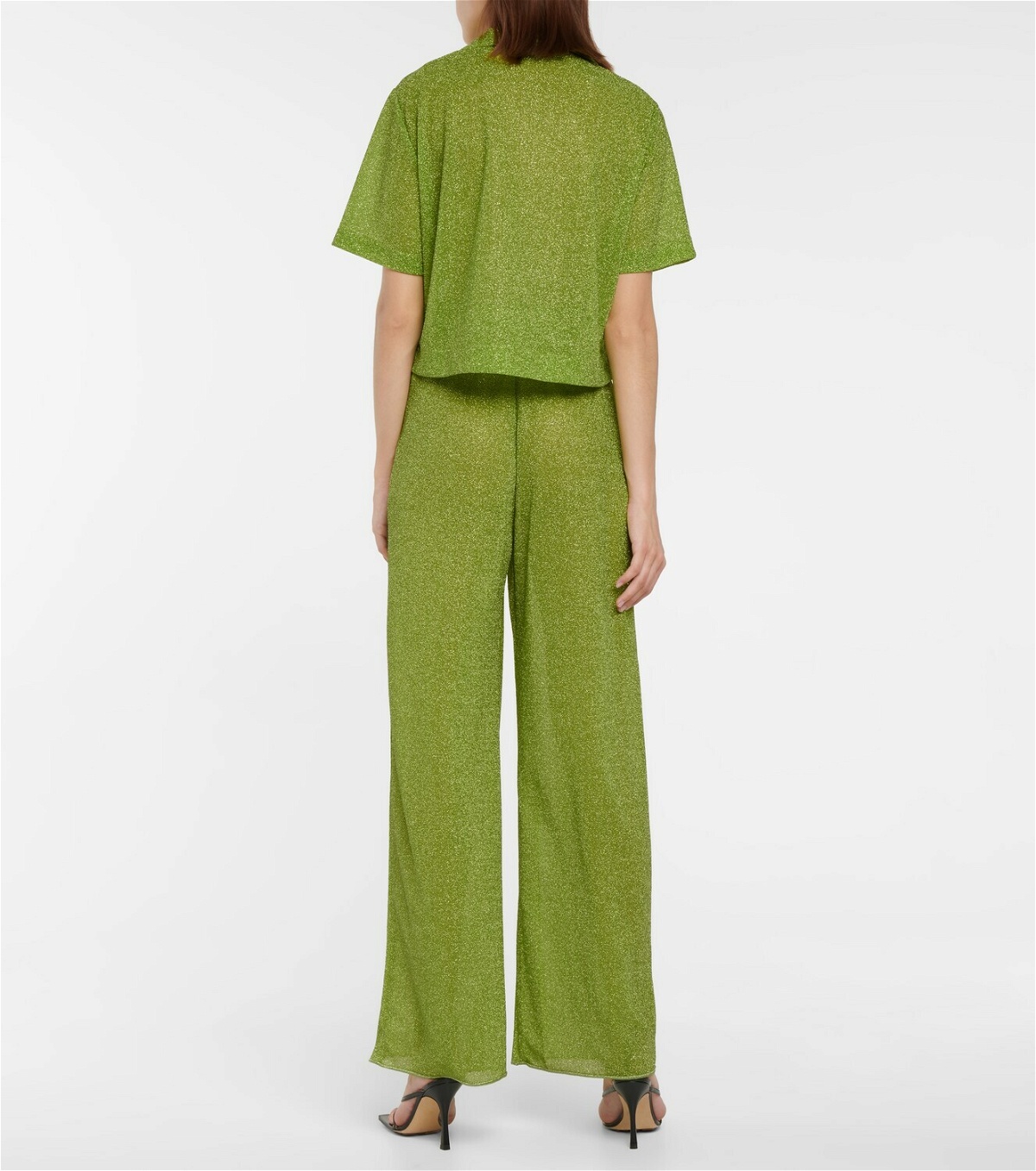 Oseree - Lumière cropped shirt
