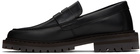 Common Projects Black Leather Loafers