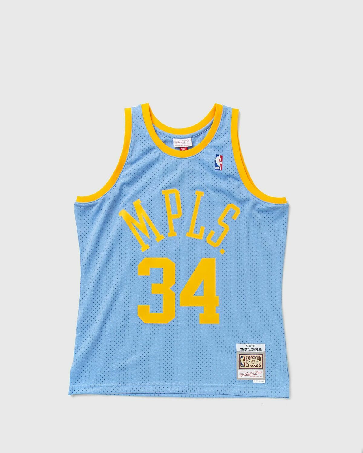 Mitchell & Ness NBA Swingman Jersey Los Angeles Lakers 2001-02 Shaquille O'Neal #34 Blue Men