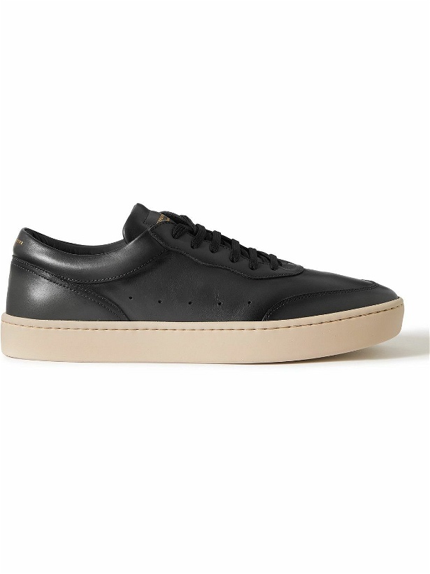 Photo: Officine Creative - Kyle Lux 001 Leather Sneakers - Gray