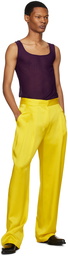 ARTURO OBEGERO SSENSE Exclusive Yellow Trousers