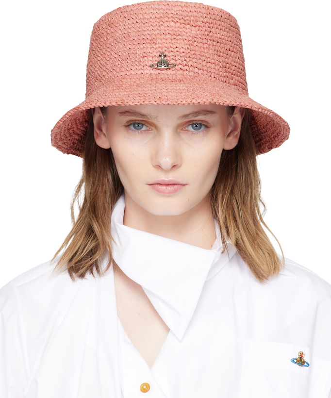 Photo: Vivienne Westwood Pink Raffia Bucket Hat