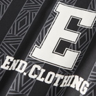 END. x Umbro Glasgow Jersey in Impenetrable Black