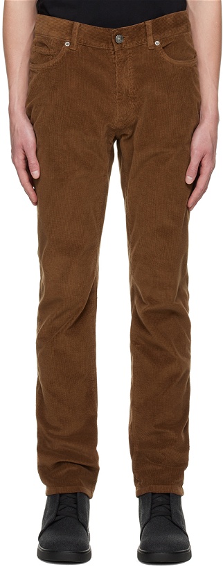 Photo: ZEGNA Brown Cashco City Trousers