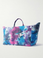 POLITE WORLDWIDE® - Embellished Tie-Dyed Cotton-Canvas Weekend Bag