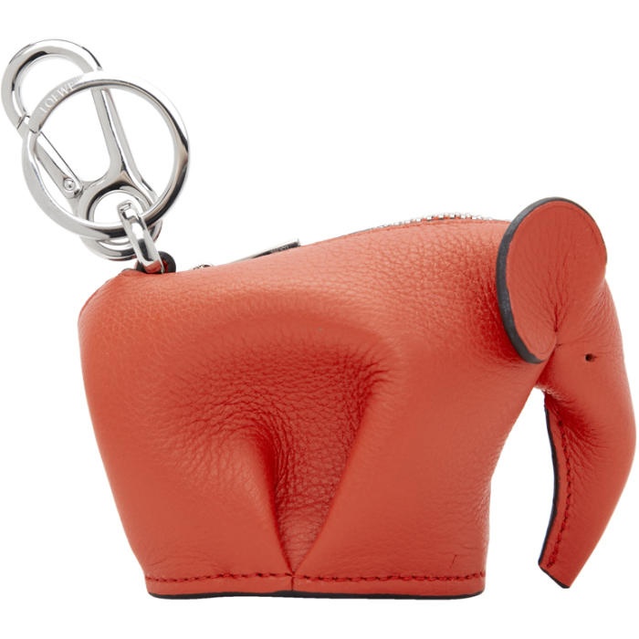 Photo: Loewe Red Elephant Charm Keychain