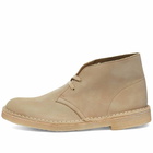 Clarks Originals Men's Desert Boot in Light Tan Nubuck