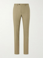 Canali - Straight-Leg Linen Suit Trousers - Neutrals