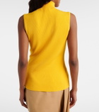 Loewe Double L ribbed-knit top