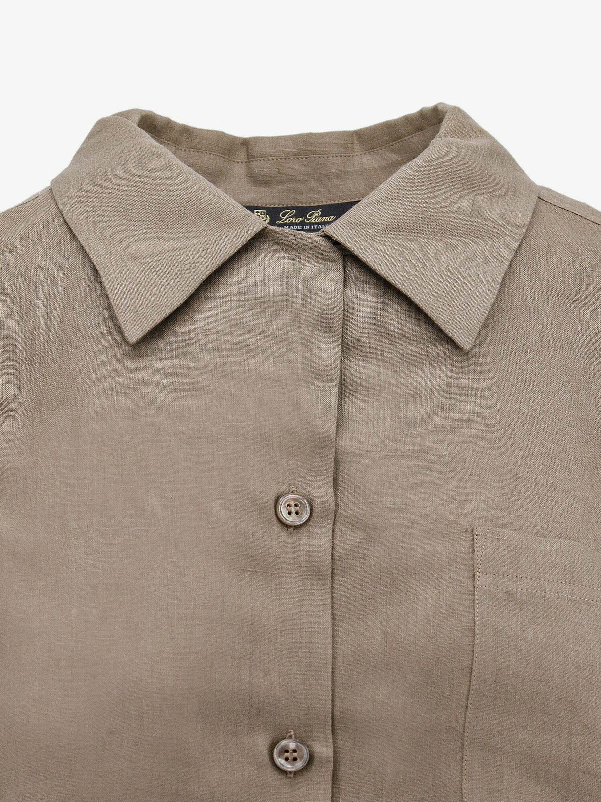 Loro Piana Shirt Beige Womens Loro Piana