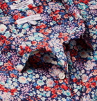 Engineered Garments - Floral-Print Cotton-Poplin Shirt - Blue