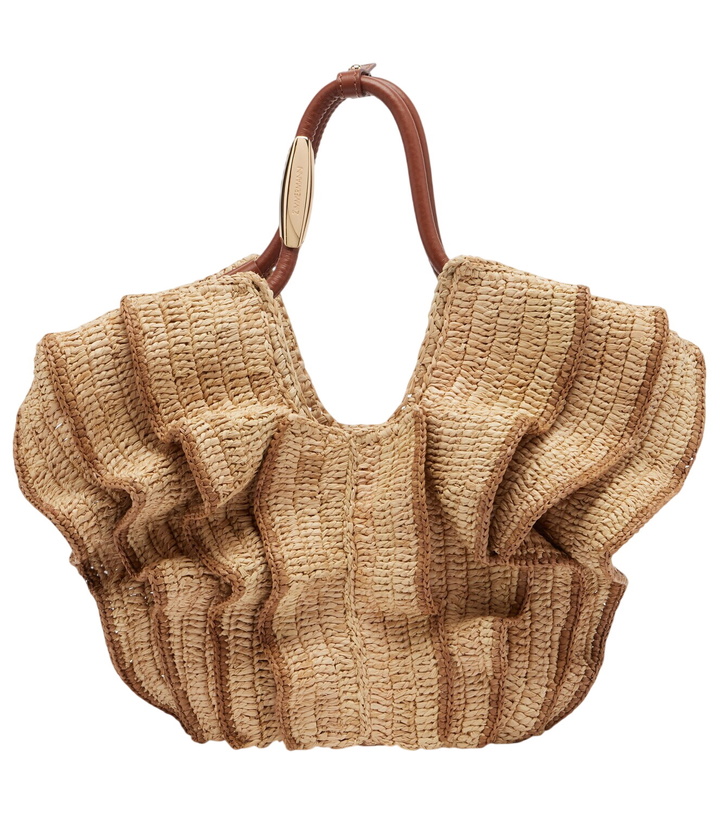 Photo: Zimmermann Goldentime Small raffia shoulder bag