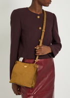 Metier Stowaway Suede Cross-body bag - Tan - One Size