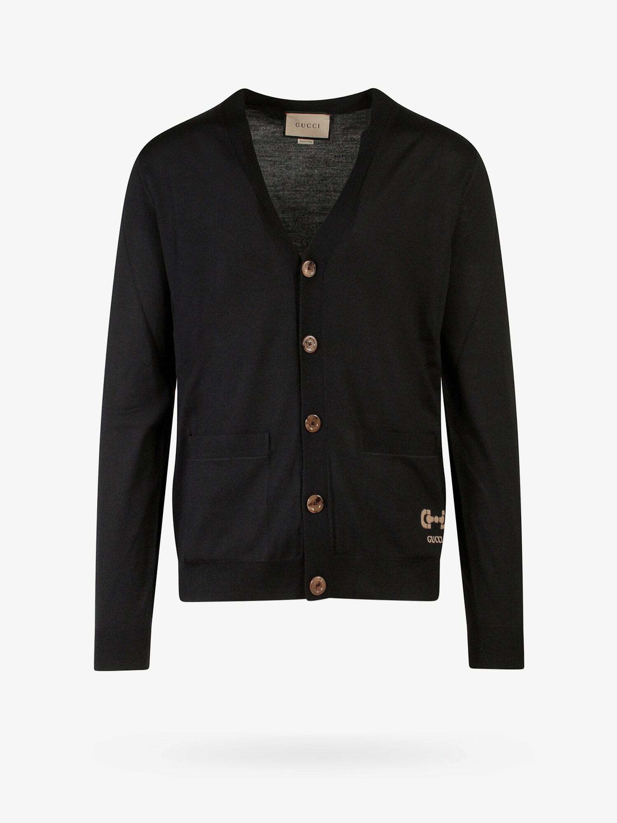Gucci Cardigan Black Mens Gucci