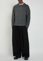 Ymc Undertones Wool-blend Jumper Dark Grey