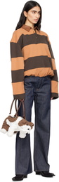 Charles Jeffrey LOVERBOY White & Brown Bulldog Bag