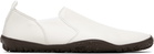 LEMAIRE White Vibram Glove Slip On Leather Sneakers