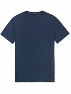 TOM FORD - Slim-Fit Stretch-Cotton Jersey T-Shirt - Blue