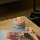 Home Studyo Moby Tealight Holder in Bubblegum 