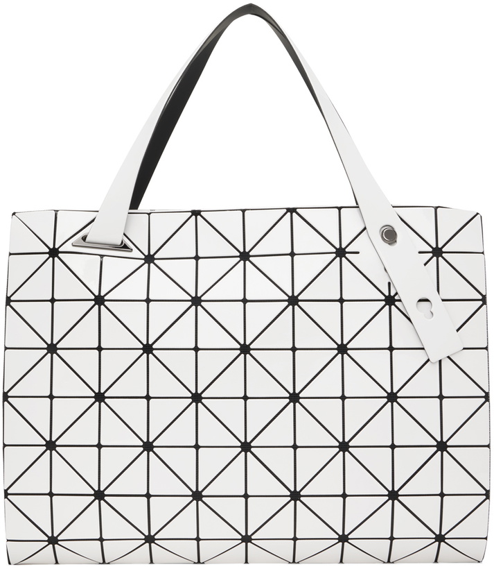 Photo: BAO BAO ISSEY MIYAKE White Carton Tote