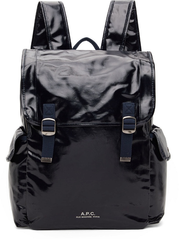 Photo: A.P.C. Navy Recuperation Backpack