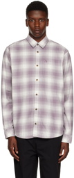 Carhartt Work In Progress Purple & Off-White Deaver Shirt