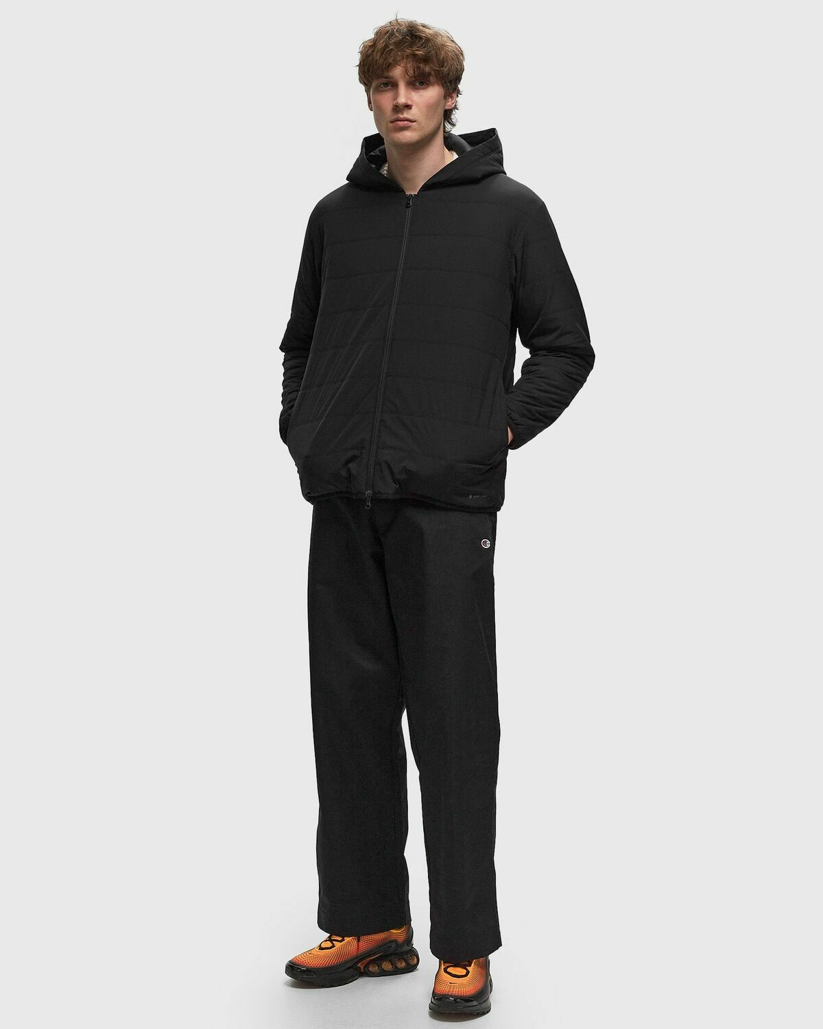 Snow Peak Flexible Insulated Zip Up Hoodie Black Zippers