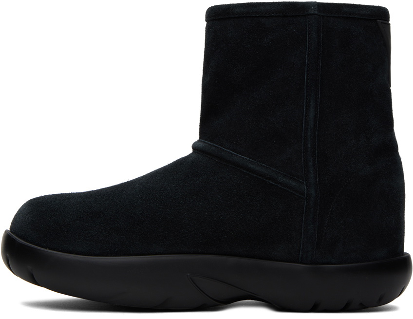 靴 BOTTEGA VENETA Bottega Veneta Black Snap Ankle Boots Bottega Veneta