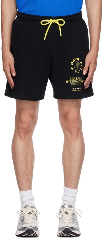 Photo: 7 DAYS Active Black Relaxed Shorts