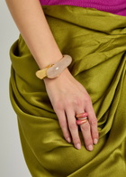 Chloe The Chloé Tropicus Resin and Brass Cuff - Gold - One Size