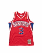 Mitchell & Ness NBA Swingman Jersey Philadelphia 76ers Road 1996-97 Allen Iverson #3 Red Men