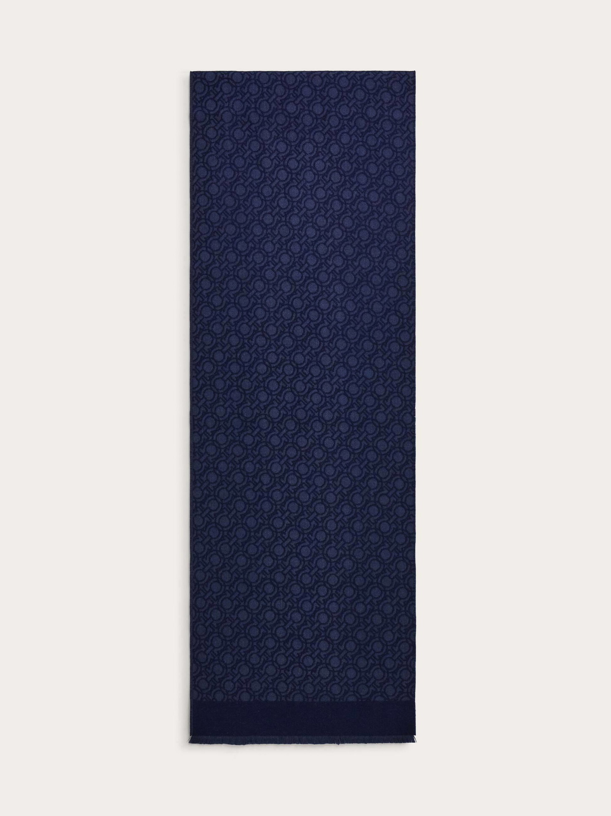 Ferragamo Mens Gancini chain scarf in Blue