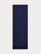 Ferragamo Mens Gancini chain scarf in Blue