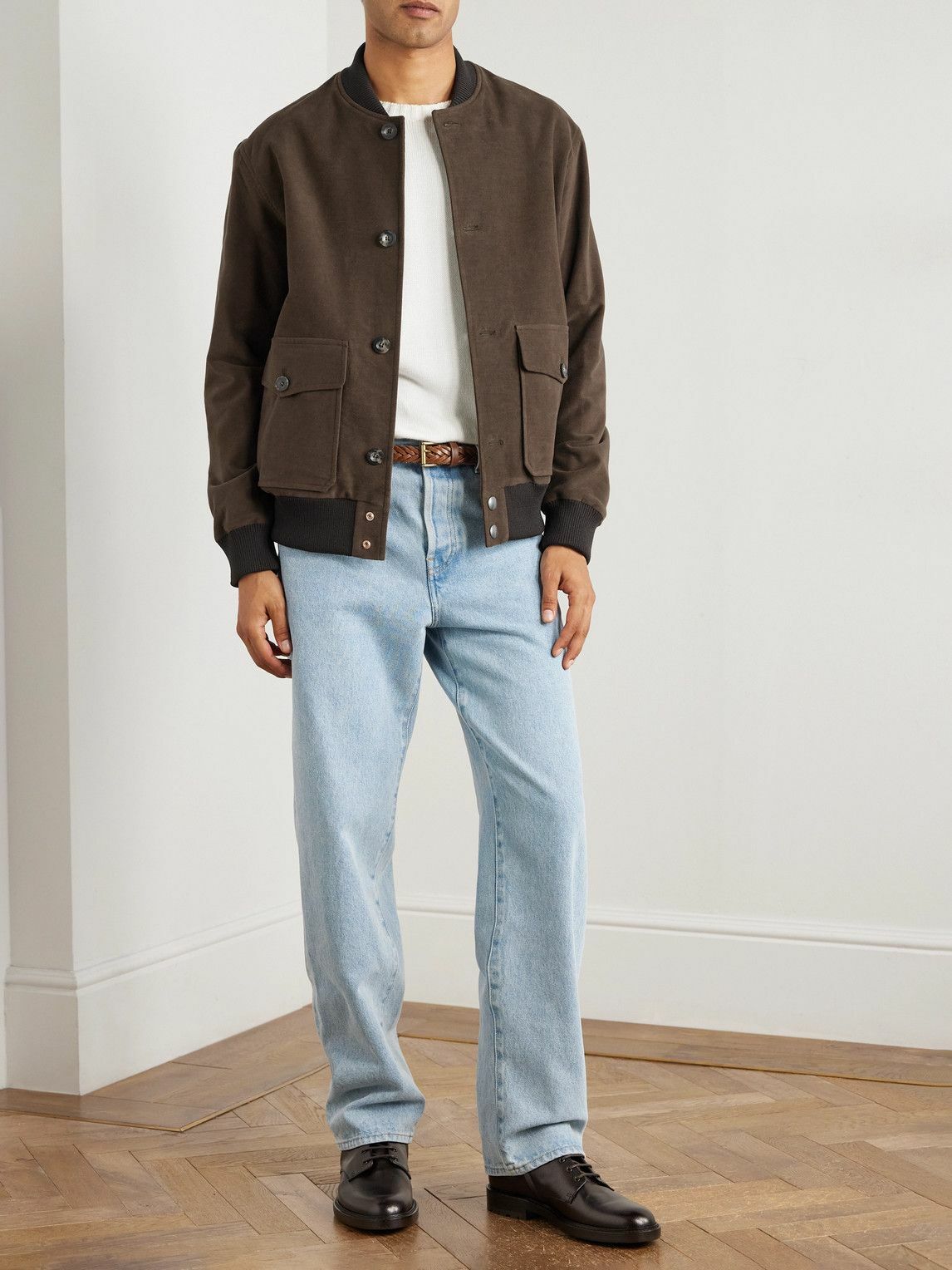 Private White V.C. - The Moleskine Cotton-Blend Jacket - Brown
