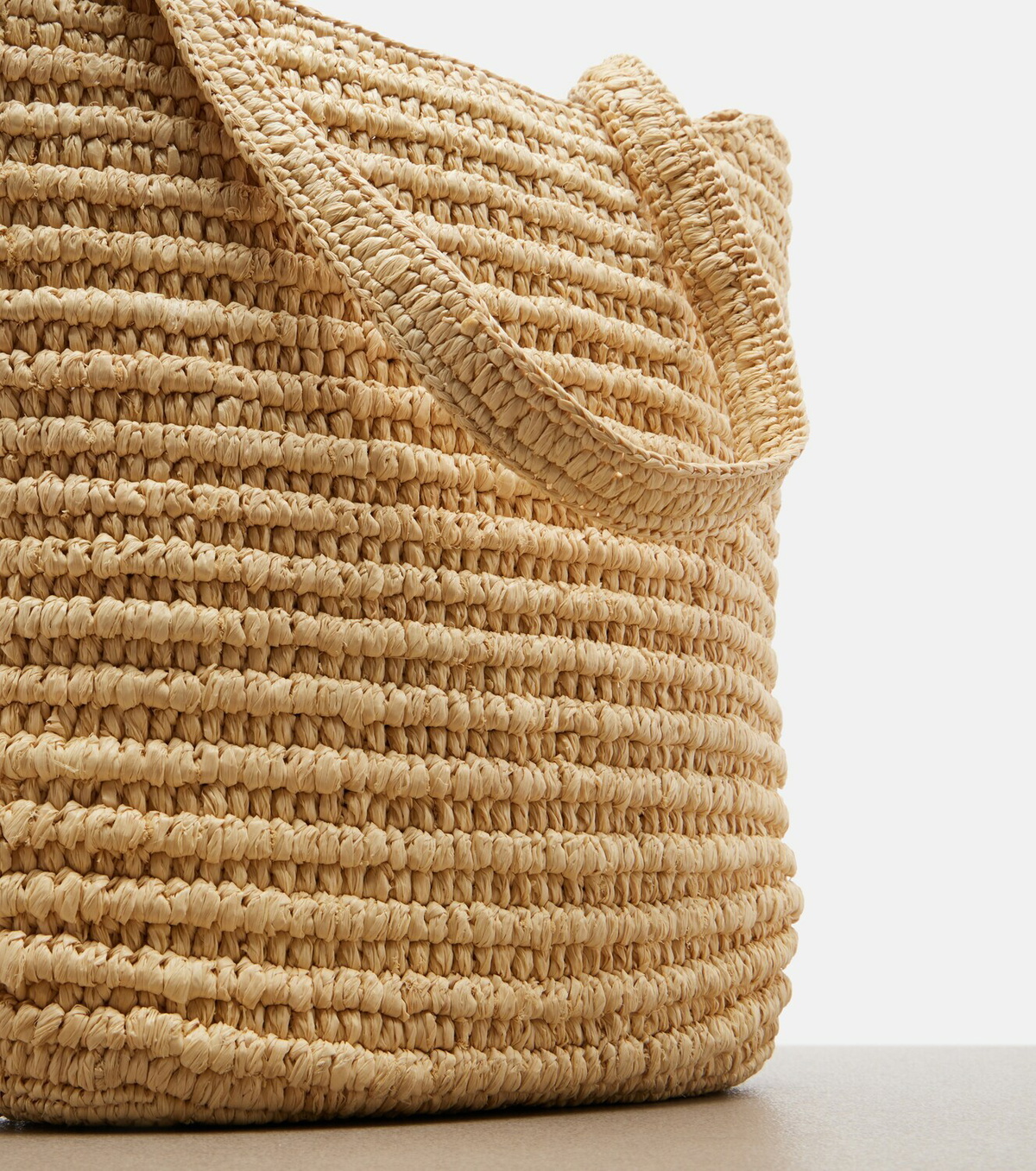 The Row Alma Medium raffia shoulder bag