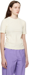 Moncler Grenoble Off-White Crewneck T-Shirt