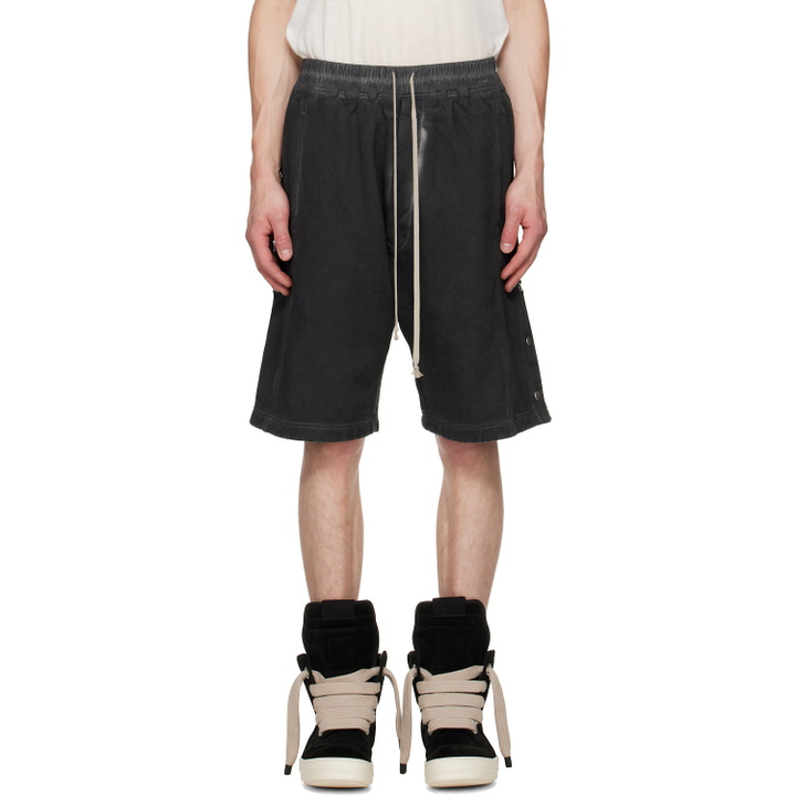 Photo: Rick Owens DRKSHDW Black Tower Pusher Shorts