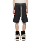 Rick Owens DRKSHDW Black Tower Pusher Shorts