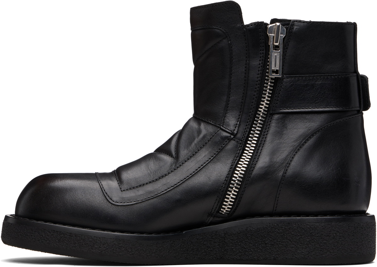 Ann Demeulemeester Black Sune Ankle Boots