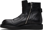 Ann Demeulemeester Black Sune Ankle Boots