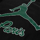 Air Jordan Men's PSG Long Sleeve Graphic T-Shirt in Black