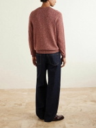 Inis Meáin - Linen and Cotton-Blend Sweater - Brown