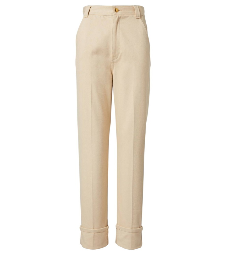 Photo: Loro Piana Garey high-rise straight jeans